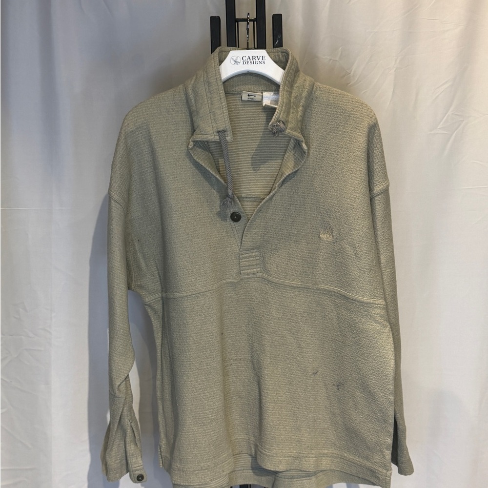 Nike Beige Long‎ Sleeve Pullover